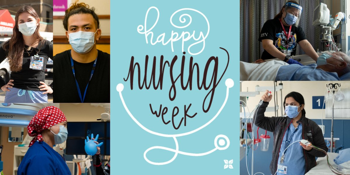 To our Sunnybrook nurses: thank you! For all the ways you care for our patients and families. For your continued leadership. For your compassion. For your commitment, through the pandemic and always. This #NationalNursingWeek, we recognize and commend you for all that you do.