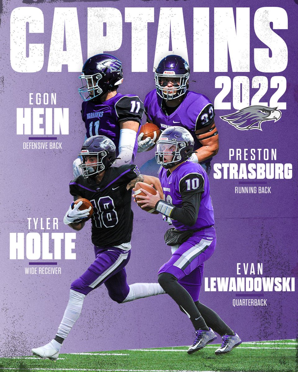 WarhawkFootball's tweet image. These four will lead us in 2022.

#d3fb | #PoweredByTradition