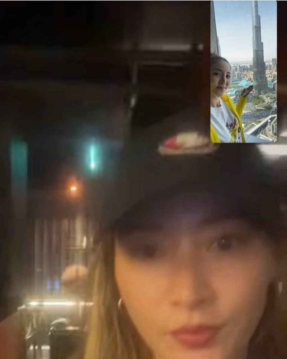 _you_like_TOP's tweet photo. Dara video called Hwangbo while she's in Dubai. So cute!

#SandaraPark #Dara #산다라박 #다라 https://t.co/LoUnfIC9wK