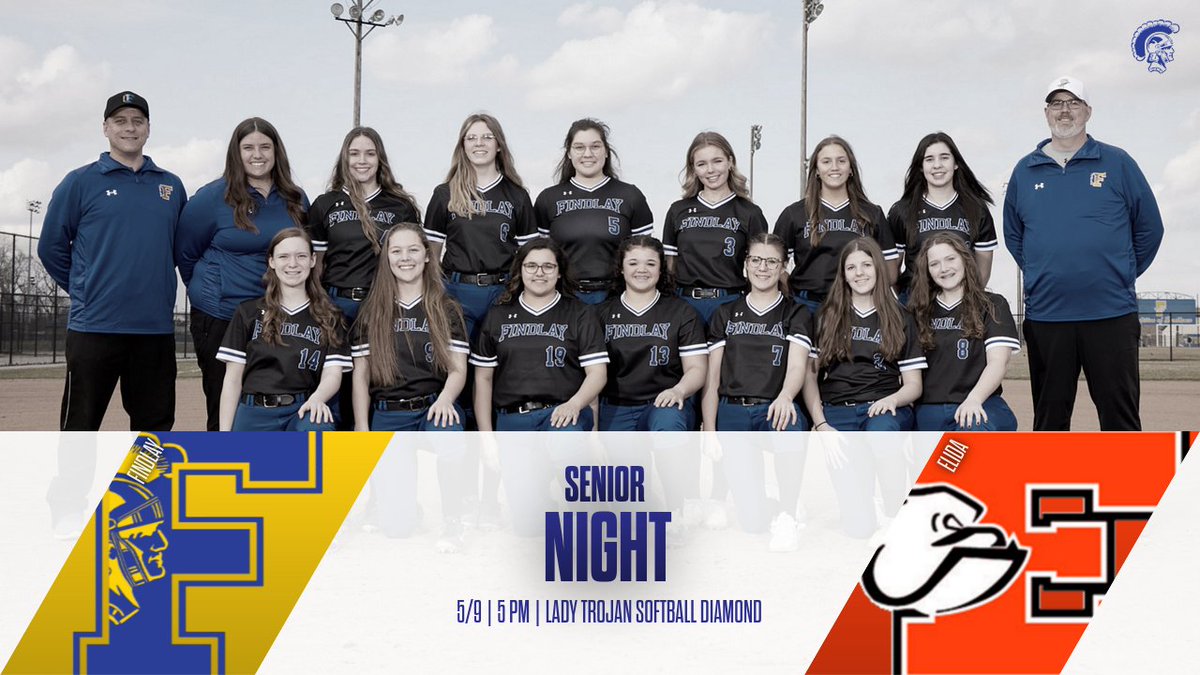 FHSAthletic's tweet photo. Join us TONIGHT at the Lady Trojan Softball Diamonds for Senior Night for the Varsity Softball team.  Cheer on the Class of 2022 &amp; the rest of the Trojans!  Senior recognition will occur prior to the contest.

Go Trojans! 🥎 #TrojanTrue #theTrojanWay https://t.co/RwiWEztBuY