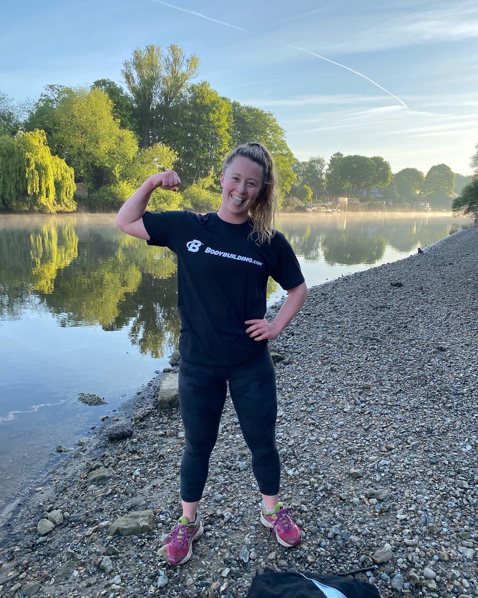 We are so close to hitting 28k!! Me and Phoebe were out this morning before 6am getting that mile done. Front crawl the whole way… wetsuits…. NOPE 😊
