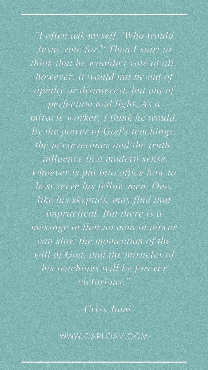 _carloav_'s tweet photo. A gentle reminder that “no man in power can slow the momentum of the will of God, and the miracles of his teachings will be forever victorious.” #Halalan2022 #whowillJesusvotefor #PilipinasKongMahal https://t.co/S5QpUXY5hh