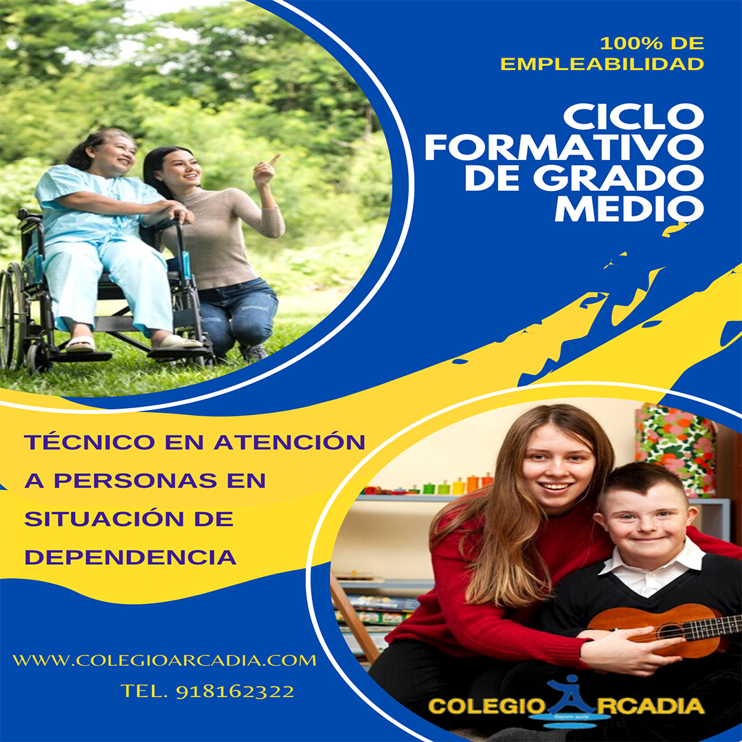 ¿Quieres ser Técnico en Atención a Personas en Situación de Dependencia? 
Puedes hacer el Ciclo de #GradoMedio en #ColegioArcadia. #fparcadia
INFÓRMATE SOBRE LOS PLAZOS DE INSCRIPCIÓN
colegioarcadia.com/cf-grado-medio/