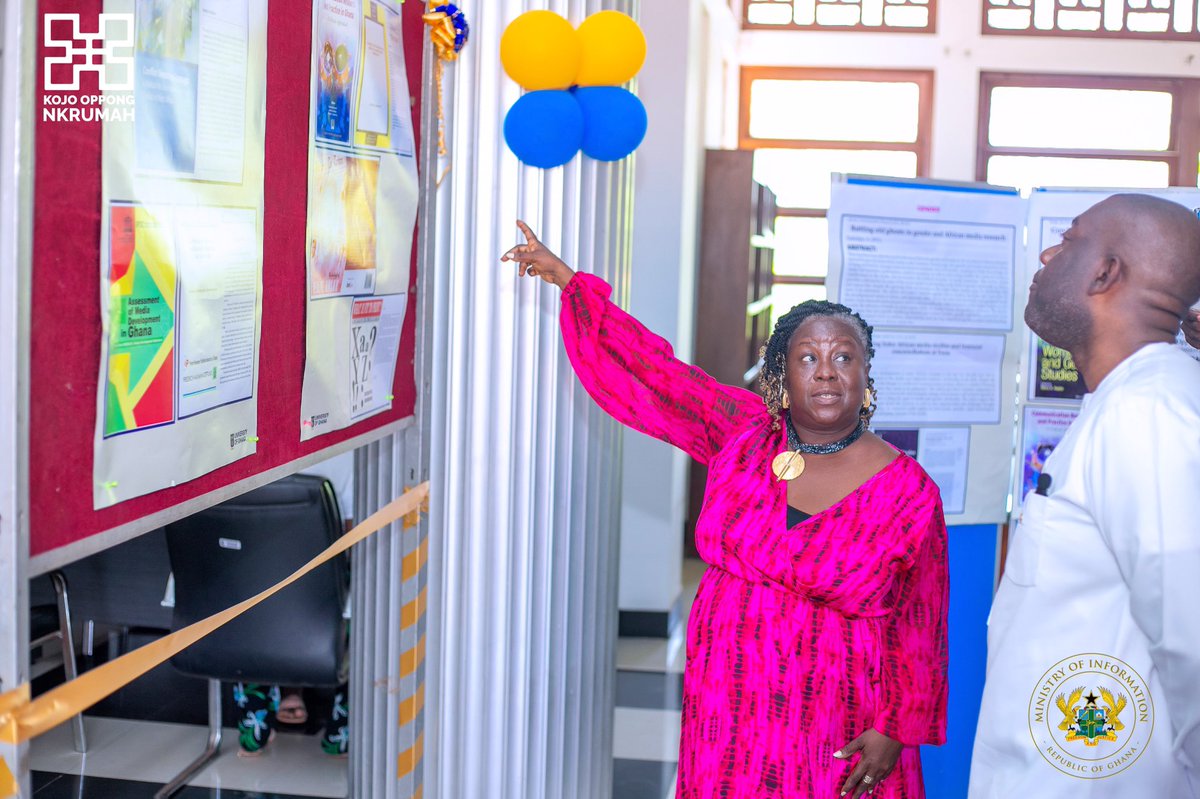 konkrumah's tweet photo. Prof Audrey Gadzekpo is a celebrated academician  with decades of experience in research and writing about the communications industry.

Recently, she held  an exhibition of her scholarly work at the University Of Ghana, Balme Library. https://t.co/BvX7Pk6mYo