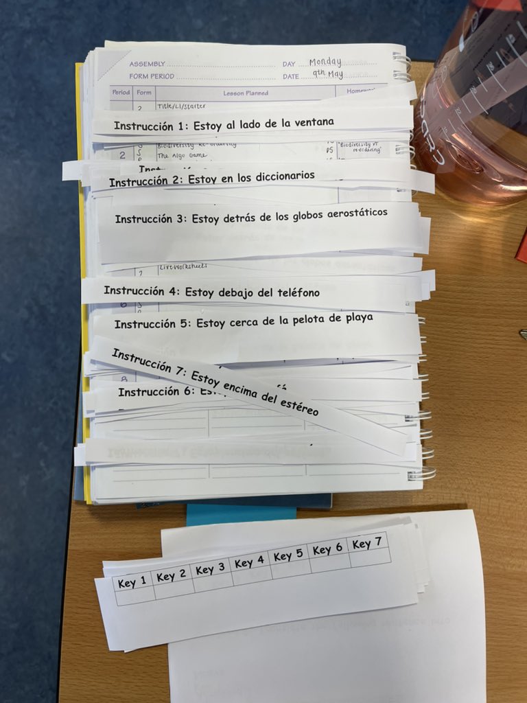 MrsHeggie's tweet photo. Escape Room ready and waiting for S3 Spanish to revise their “Life on Land” topic 🔑🏃‍♀️⌛️#mfltwitterati #determinedhappysuccessful #sustainabledevelopmentgoals https://t.co/ue2WS5eRRX