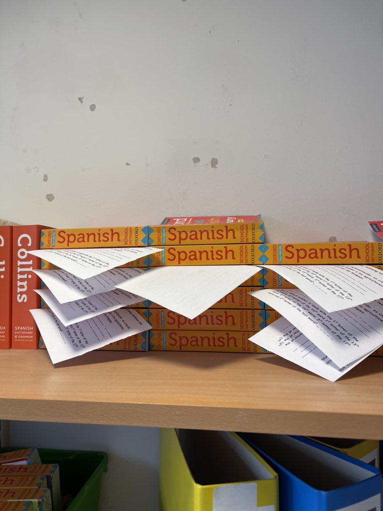 MrsHeggie's tweet photo. Escape Room ready and waiting for S3 Spanish to revise their “Life on Land” topic 🔑🏃‍♀️⌛️#mfltwitterati #determinedhappysuccessful #sustainabledevelopmentgoals https://t.co/ue2WS5eRRX