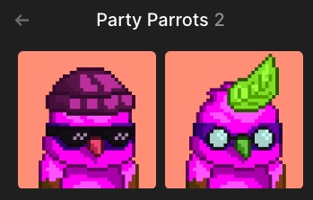 NftSpokesman's tweet photo. Let's see what happens now... 

@partyparrotsDAO https://t.co/aObmDOCtUX