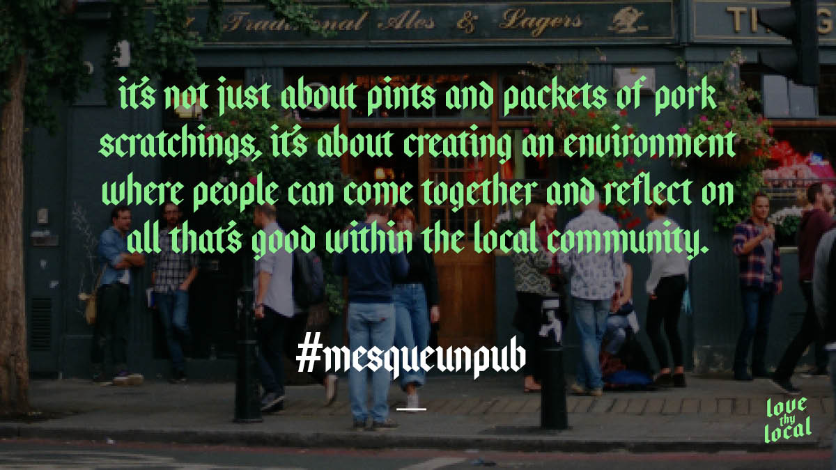 lovethylocal's tweet photo. We'll say it again, they are more than a pub! They are a key part of communities across the UK. Keep supporting!
#mesqueunpub #lovethylocal #inthylocalwetrust https://t.co/22OAUsvRDd