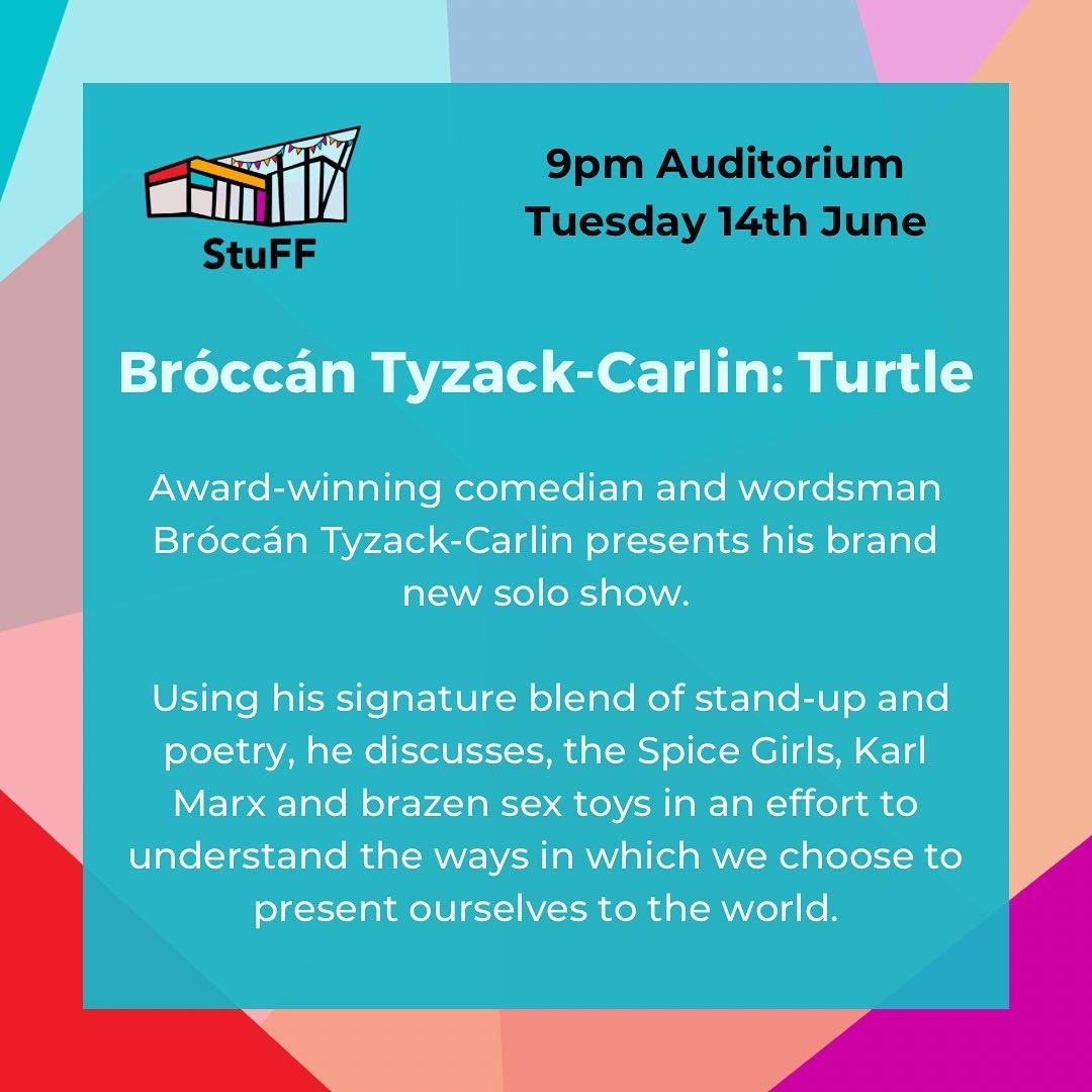 We’re very excited to announce that StuFF OG, Bróccán Tyzack-Carlin is back with us for our return! Join us in watching our wonderful wordboy back in the NNT at last. Tickets will be available soon at https://new theatre.org.uk/stuff/ soon!