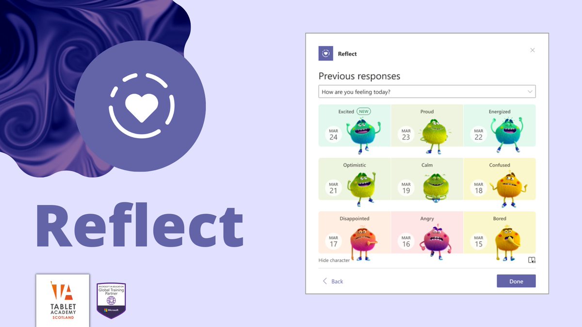 TAScotland's tweet photo. 🌞 LIVE IN 5 🌞
Check out how great these emotions monsters look!!!
Discover how you can use Reflect to create an incredible #EmotionalCheckIn for your class
#MicrosoftEdu #TeamMIEEScotland
👇👇👇
https://t.co/mKUqaAI48Y https://t.co/MmU2UlG6zt