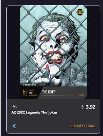 nininizer's tweet photo. Joker A2 Legendary on the IMX Market #hro @hro 

Offers Welcome https://t.co/APWJdqipWF