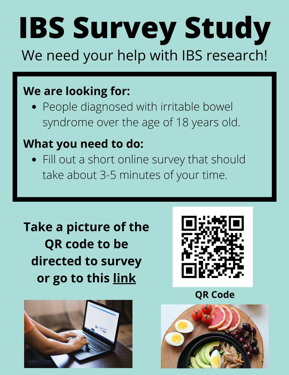 KateScarlata_RD's tweet photo. For those living with #IBS, please consider helping with our research study: https://t.co/nfgA4VdxV4 PLEASE RT! https://t.co/NtxJVgsxJa