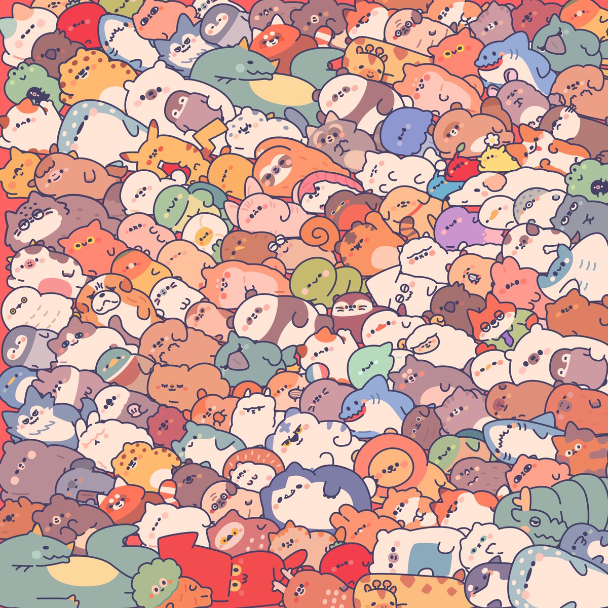 youmask's tweet photo. Couch potato animals Super
ごろごろあにまる スペシャル！ https://t.co/TP9f7K4u4K