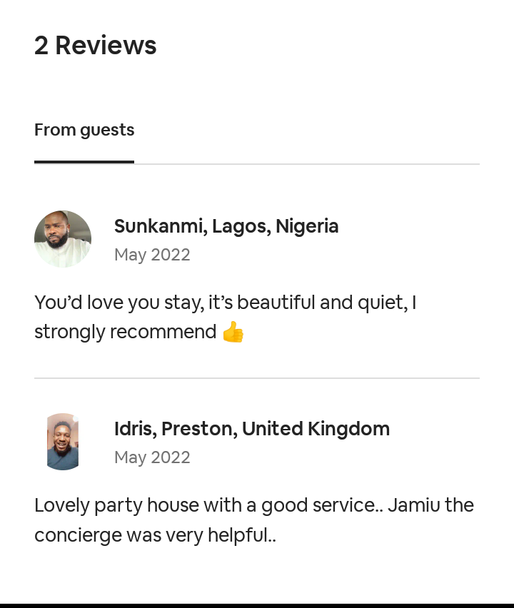 greenblissng's tweet photo. Our clients get nothing but the best hospitality when they stay in our shortlet apartment. Reviews proves it all.

Looking for the best place to stay in Lagos? 
Make your reservations today!

#greenblissprojects #greenblissapartments #apartments #airbnb #shortletslagos #ElonMusk https://t.co/VFMtSI9Uot