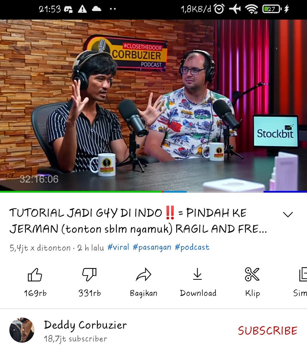 Daniel_return's tweet image. Dislike-nya banyak 😂
#UnsubscribePodcastCorbuzier