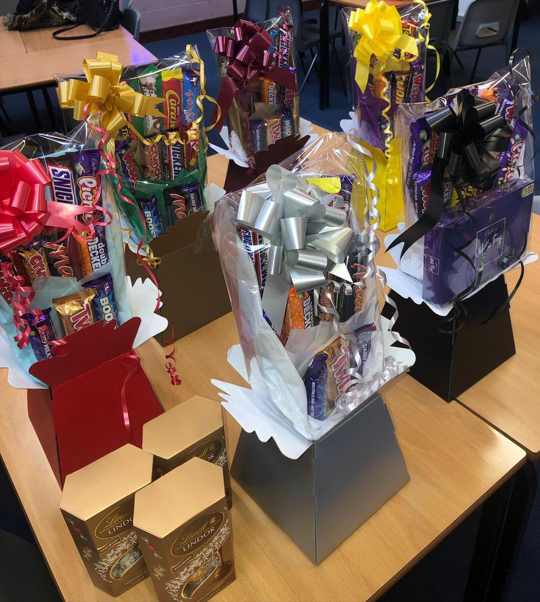 HolyheadHums's tweet photo. It was an all-boys celebration today as we handed out the prizes for top Acts of Kindness and for the best Easter Bonnet - what a fantastic way to end our celebration month 🎉 @holyhead_school https://t.co/5FnFzc6WjD
