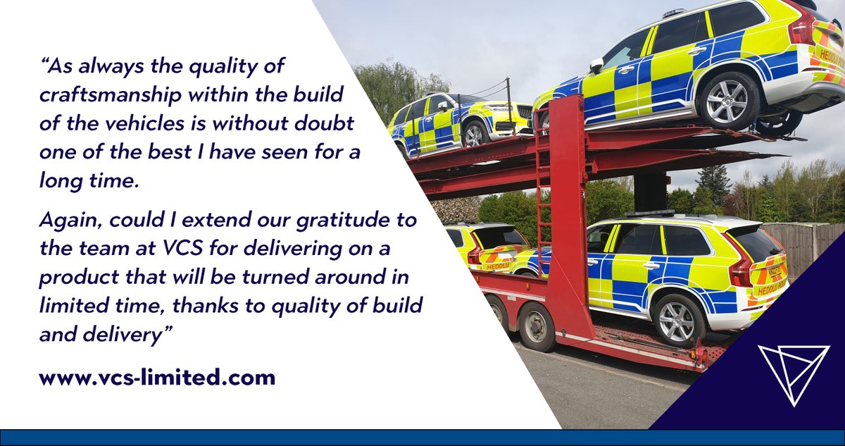 vcs_police's tweet image. Receiving positive feedback from customers is the best reward for the hard work and dedication our team invests into delivering quality vehicles on time, every time.

#police #customerfirst #oneteam #ukmanufacturing