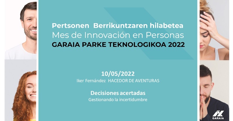 PTGaraia's tweet photo. [MES DE INNOVACIÓN EN PERSONAS 2022]
▶️ Mañana tendremos a Iker Fernández Lecuona con la jornada sobre toma de decisiones en tiempos de incertidumbre.

📝 INSCRIPCIÓN ⬇️

#PTGARAIATERRITORIOEMPRENDEDOR
#PTGARAIALURRALDEEKINTZAILEA