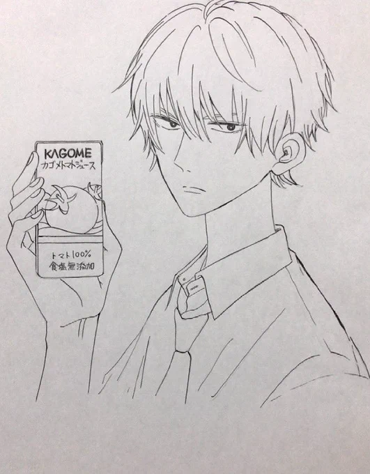 3か4年前くらいの絵見て引いてる 