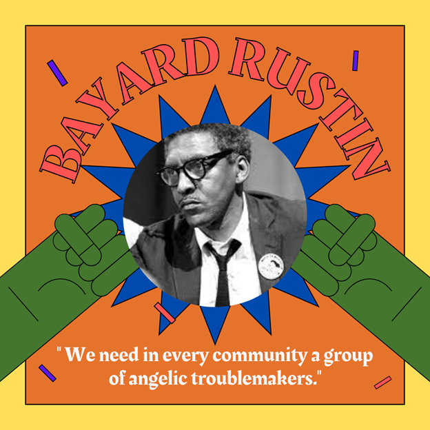 TheofficeofDiv1's tweet photo. “Bayard Rustin was the chief organizer of the 1963 March on Washington, and an influential guide to Dr. Martin Luther King’s vision. Rustin was a conscientious objector, LGBTQ activist, and international peace advocate who was an openly gay man.” 

https://t.co/XAEPnnkzgV https://t.co/C9RSTypn9V