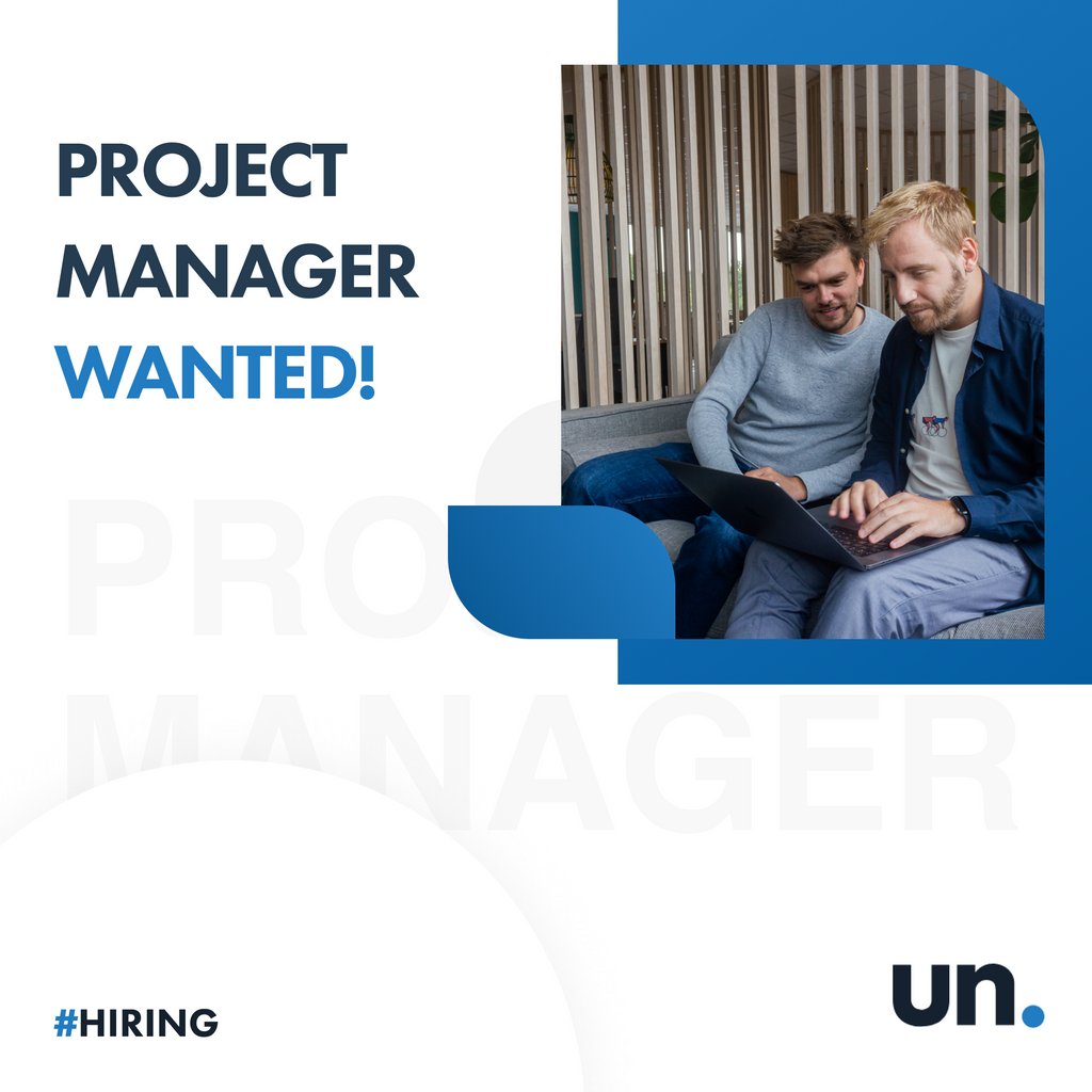 uncodedrocks's tweet photo. De nieuwe project manager voor Uncoded? Dat zou jij wel eens kunnen zijn! 😎
Solliciteer nu via https://t.co/Nxw66wZt8G
#projectmanager #hiring #vacature #uncodedrocks #webdesign https://t.co/1gg5M70PWW