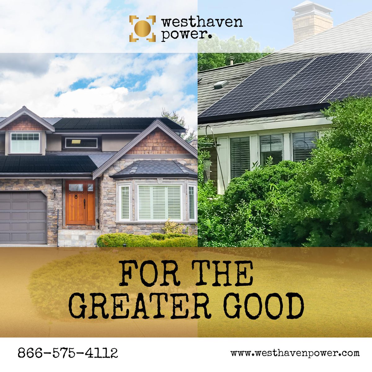 westhavenpower's tweet photo. Put an end to high energy bills from the monopolizing utility companies. Westhaven Power has been guiding customers to savings and more green energy! Allowing you to make a better future for all. #CleanEnergy #GoSolar #Less4More https://t.co/jzBvkMZpz0