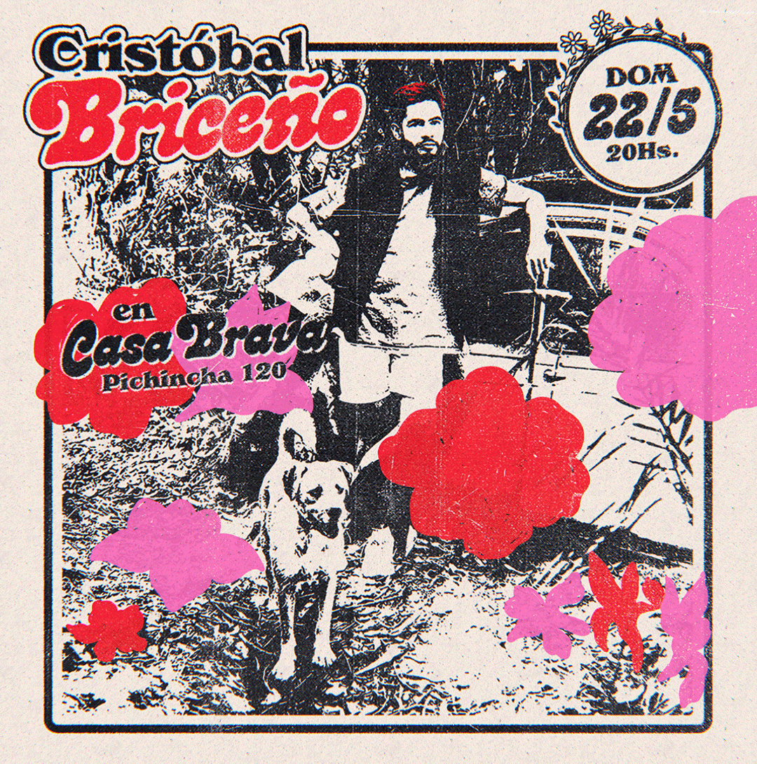 Cristóbal Briceño (#Chile) regresa a #Rosario luego de mas de tres años de ausencia en escenarios argentinos. Con su flamante "Todo no es tanto" bajo el brazo, repasará su dorada colección de hits en la noche del domingo 22 de mayo bajo las luces del local Casa Brava .