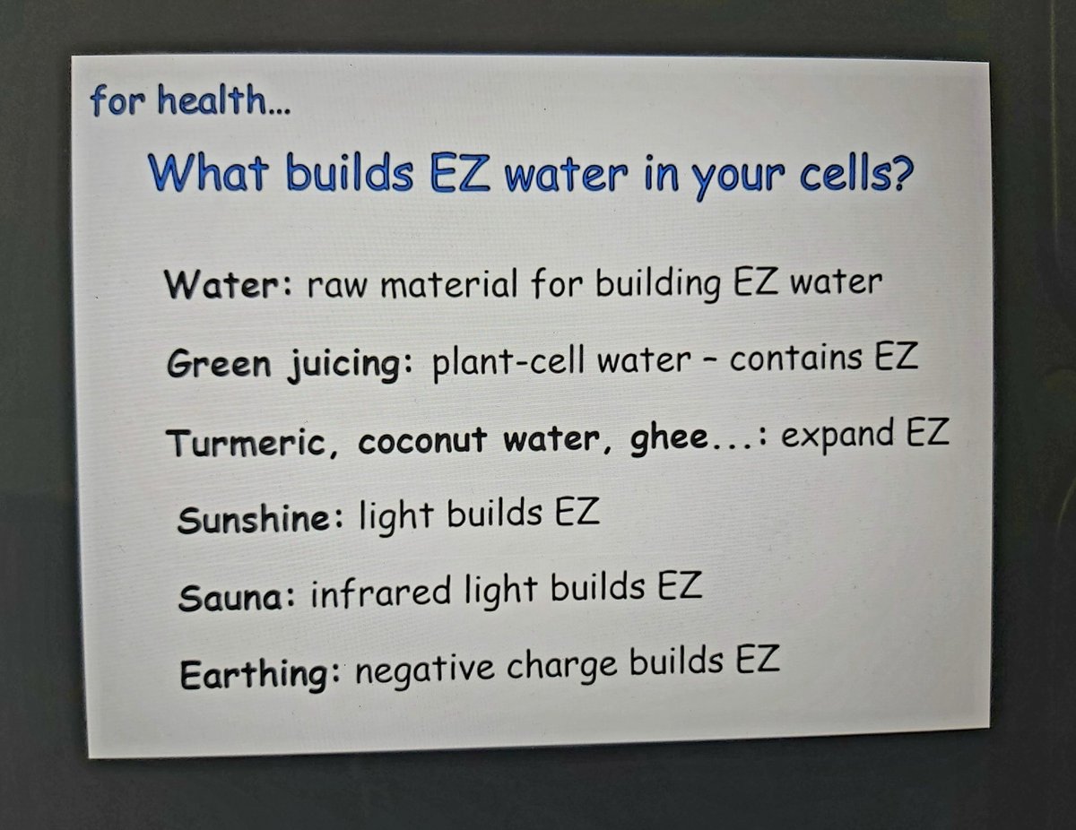 sereneKoncept's tweet photo. 💧still researching this discovery by Prof. #GeraldPollack, #EZwater.
#WellbeingUpdate https://t.co/5UwBZTL0vl