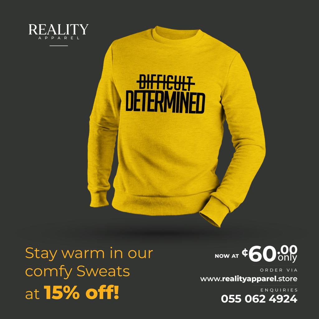 realityaparrel's tweet photo. Great news! Our Sweatshirts are selling at 15% off via our website! Shop now at https://t.co/4ghEysb16i. 

#RealityApparel https://t.co/IzrmCa88IN