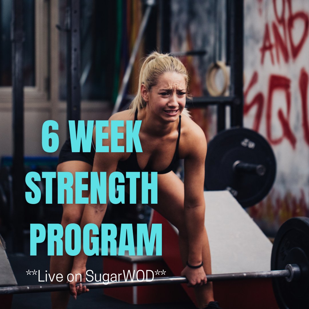 Ladies who want to get STRONG AF!!

We've taken our last 6 week strength program and added it to SugarWOD.

Head here: hubs.li/Q019NJhw0

#competitivefemaletraining #crossfit #trainingforwomen #strengthcycle #compoundlifts #getstrongAF #liftheavy #barbell #squats #deadlift