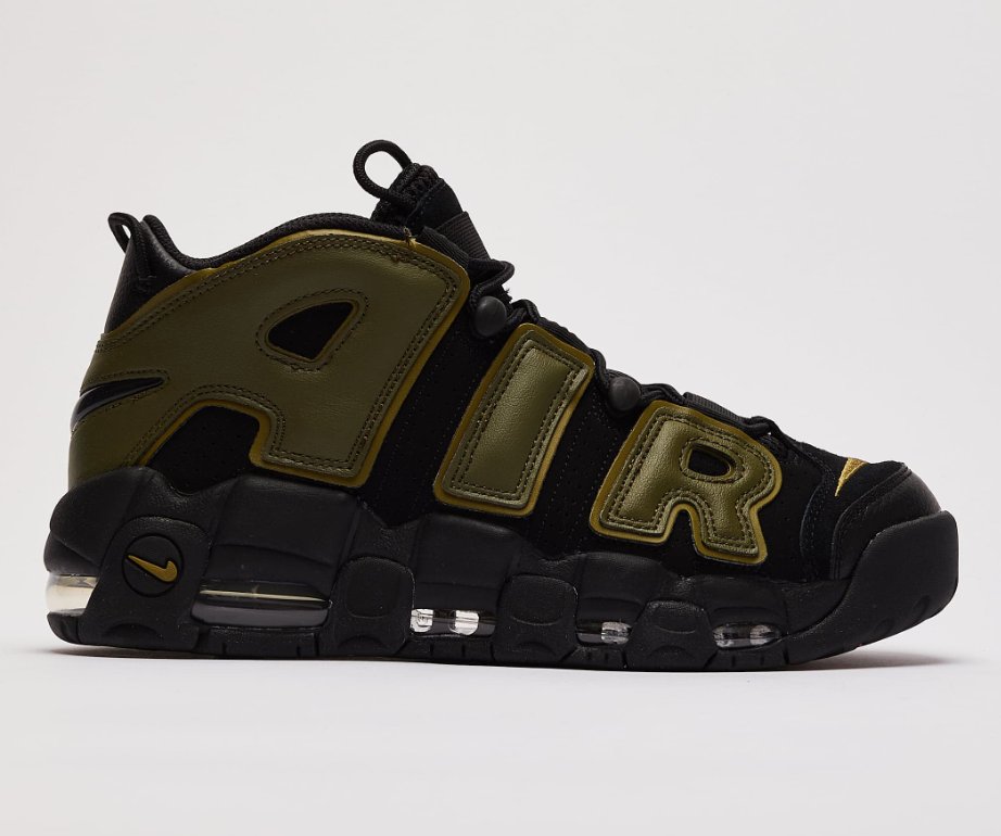 Ad: Nike Air More Uptempo '96 'Black/Rough Green' couple of sizes on DTLR => bit.ly/3kR5kpg