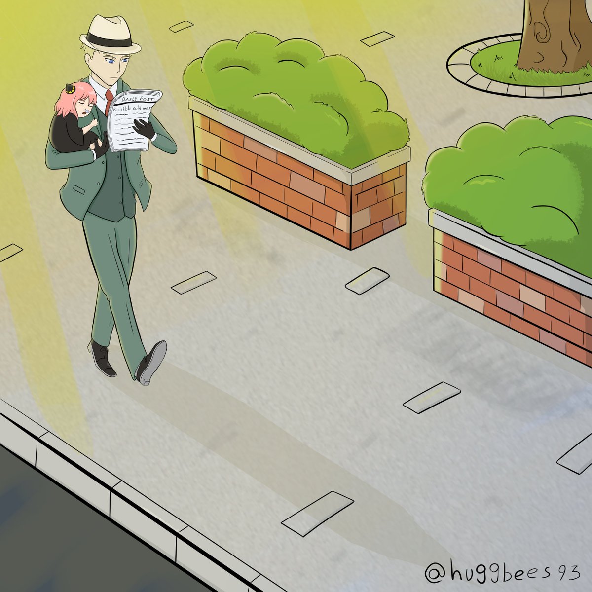 michel_huggbees's tweet photo. Mi papa es un espia?!?!?!?
 #SPYxFamily #arte https://t.co/M42vcTVogf