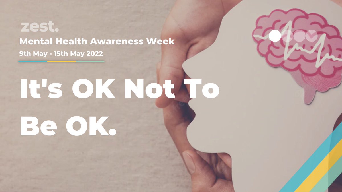 zestplan's tweet photo. It’s Mental Health Awareness Week and here at Zest we’re focusing on reaching out. 

It’s okay to not be okay all the time, and sometimes talking to others about the way you’re feeling helps. 

To find support and resources visit https://t.co/OhTe3yCJa1

#mentalhealthawareness https://t.co/S1PYm09Otu