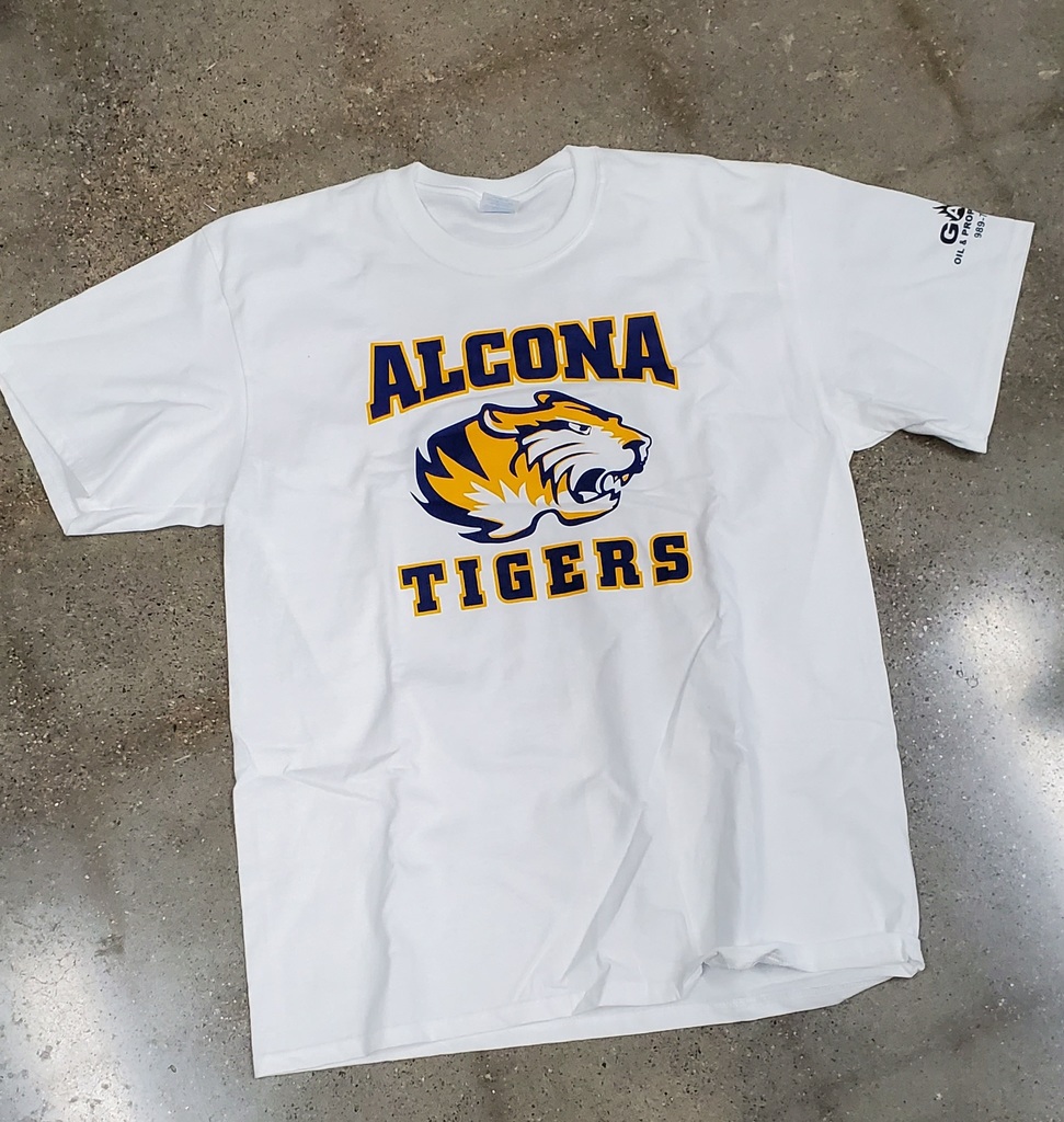 AlconaTigers's tweet photo. The Varsity Softball Girls are selling t-shirts for $5.00. Get yours today for before their game in Oscoda! Free pick up at the high school office.

https://t.co/BN0O6hYZdC https://t.co/OFGpXr0XfX
