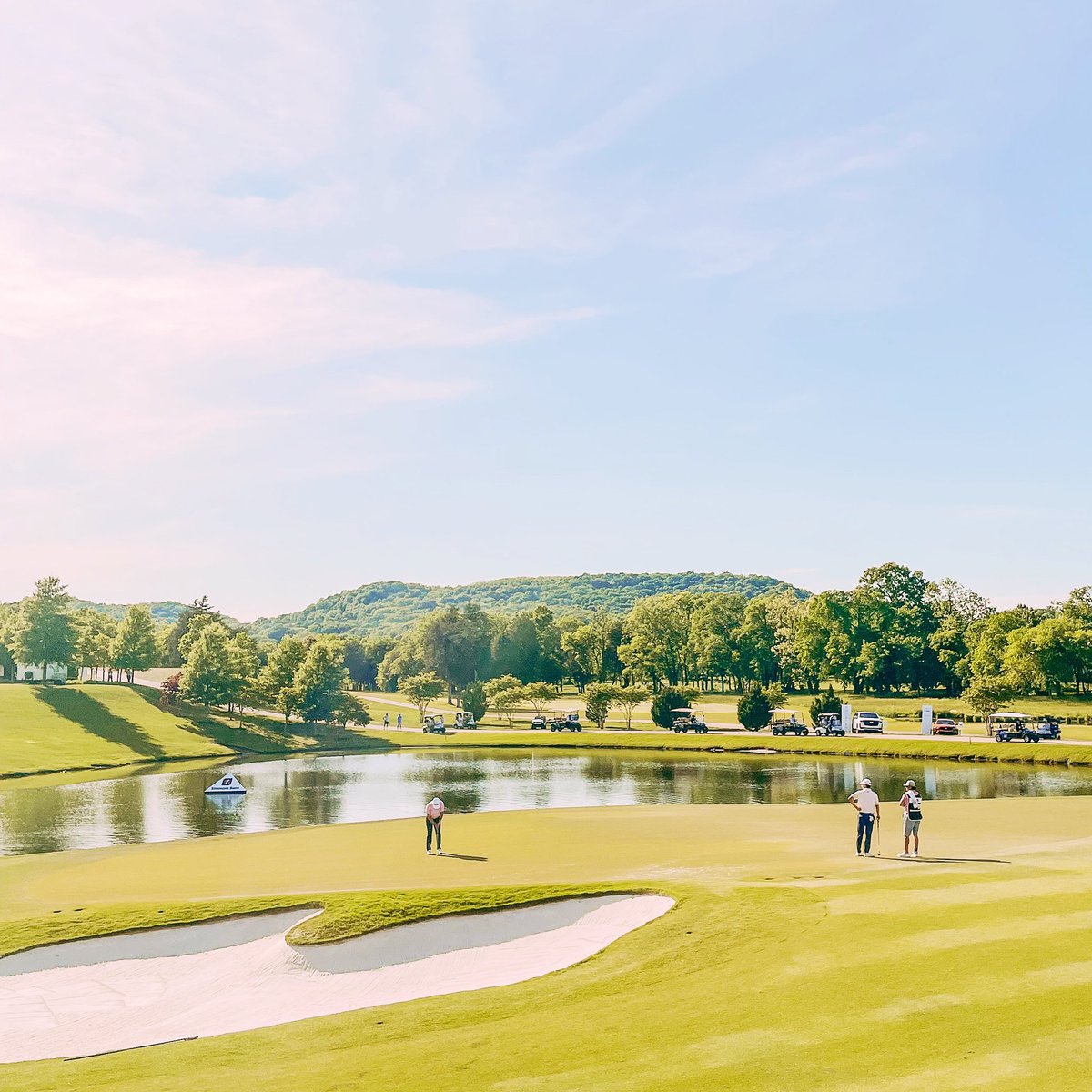 CDMGINC's tweet photo. Awesome weekend of golf watching the @simmonsbankopen on the @kornferrytour! #cdmginc #golf #simmonsbankopen #kornferrytour #mothersday #mothersdayweekend #visittennessee #southernliving https://t.co/QOJKBcG2yQ