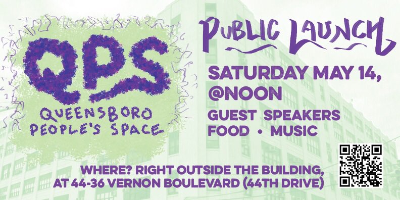 wqclt's tweet photo. Queensboro People’s Space would offer access to healthy food and a pathway to culinary careers. @HotBreadKitchen @VendorPower @ChefConnected @rena_grossman @Gil_Lopez @SmilingHogshead @HellgateCSA https://t.co/3HFhbMnRuL