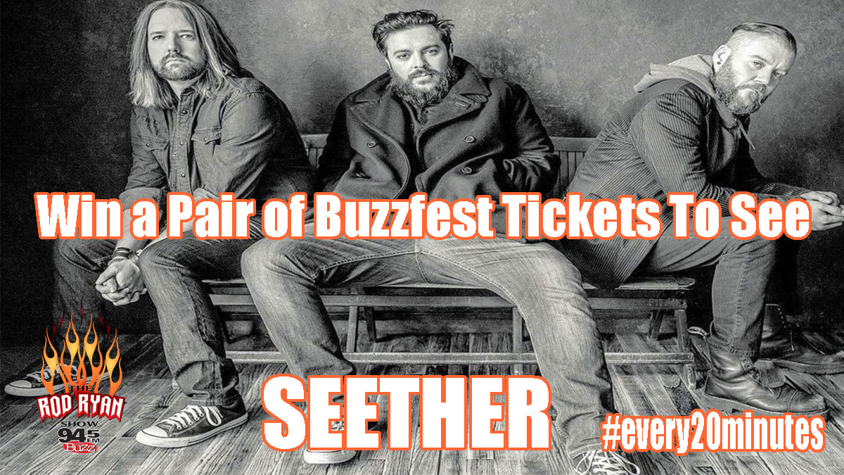 Here is your chance to win the second to last pair of #Buzzfest tickets. <a href="/945thebuzz/">94.5 The Buzz</a> and #every20minutes are giving you the chance to win. Retweet this post tagging <a href="/seether/">Seether</a> and #rodryanshow. Winner selection happens at 9:45 am.