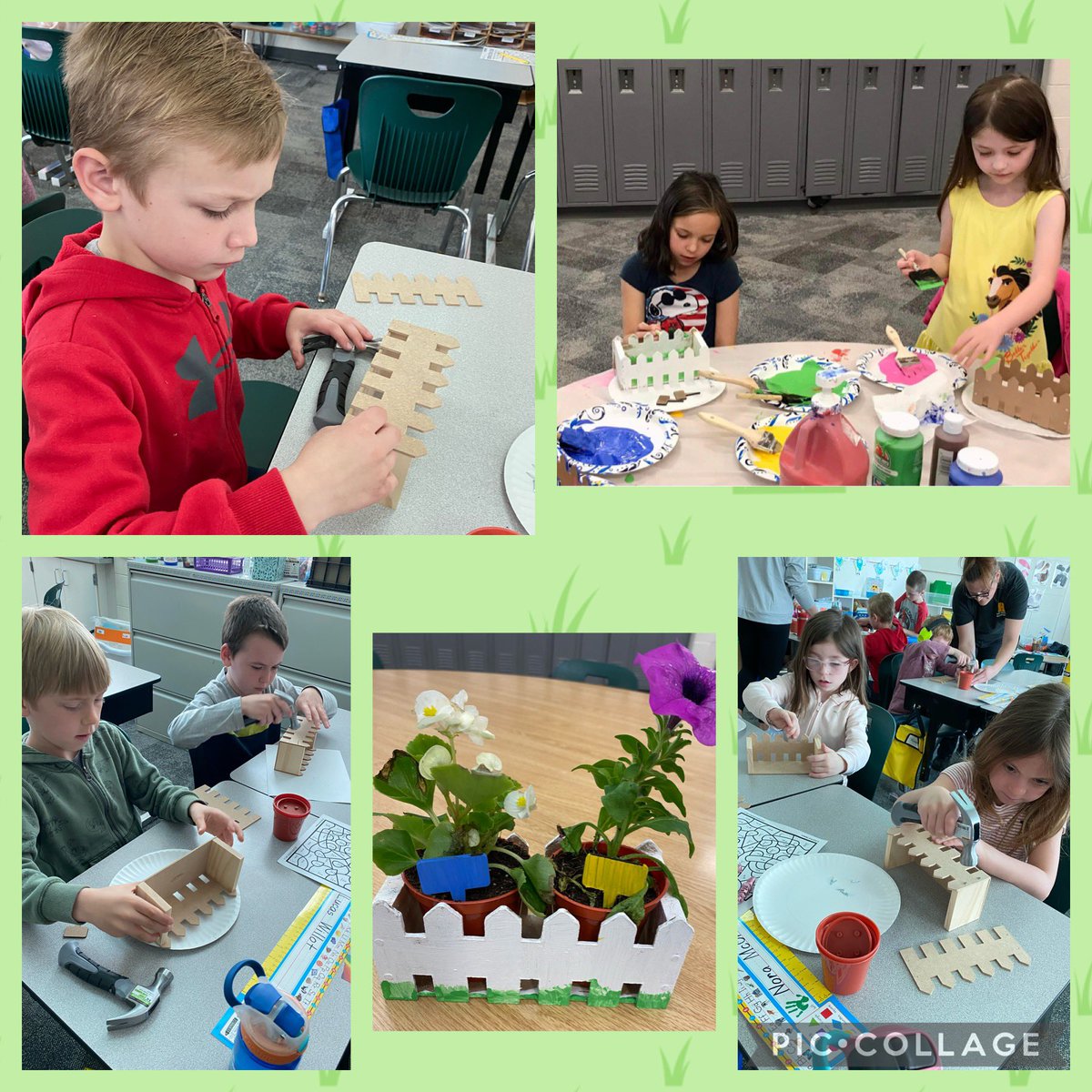 🔥🔥🔥Ss worked hard today on their .<a href="/HomeDepot/">The Home Depot</a> project for the month of May #buildit #PackPride #Flowers .<a href="/HowellTFE/">Three Fires Elementary</a> .<a href="/HowellMISchools/">Howell Schools</a>