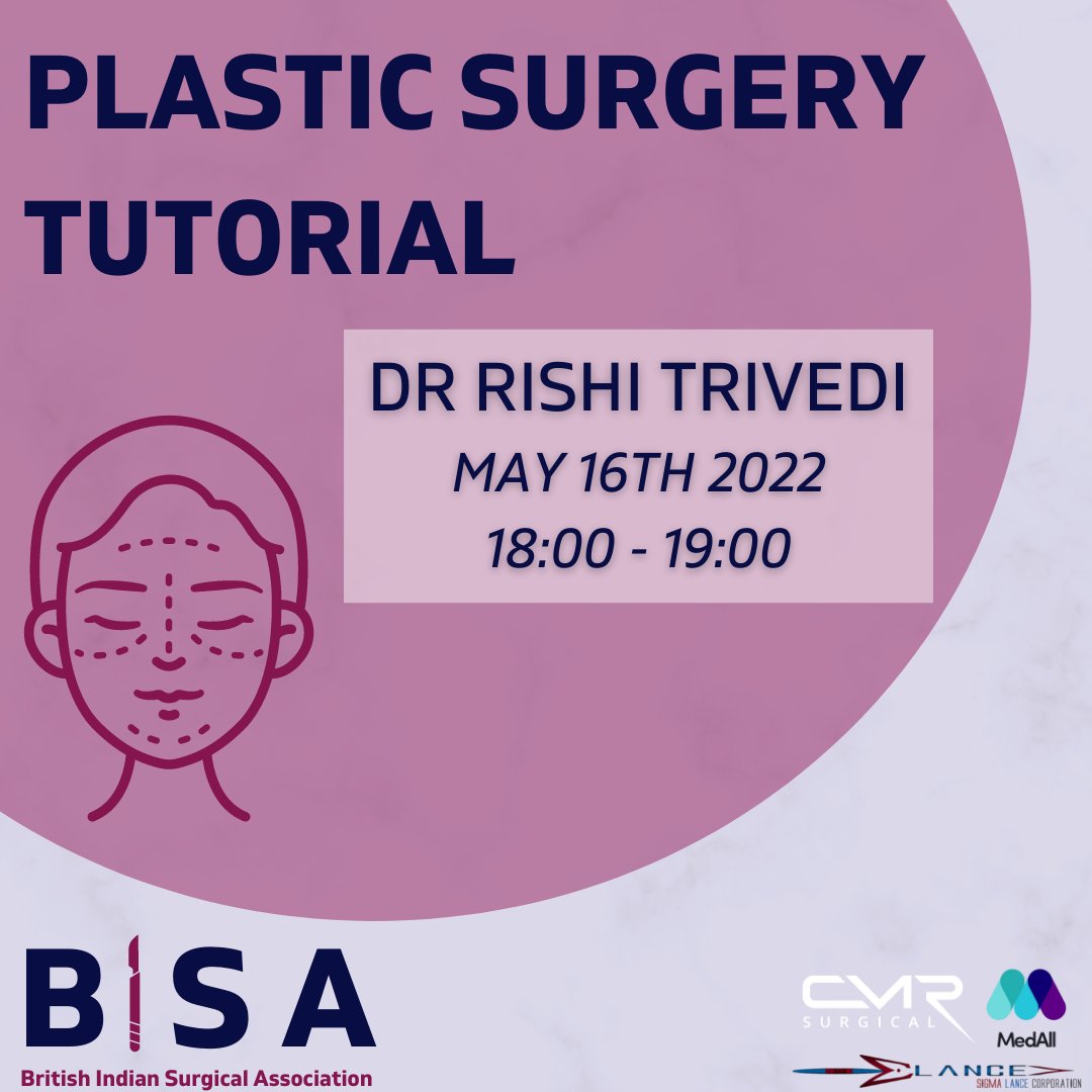 We're excited to announce this plastic surgery tutorial. We will be covering the fundamentals of plastic surgery, which is relevant for clinical exams coming up! There will be a mix of revision slides and SBA questions throughout. 

Sign up now! #surgery