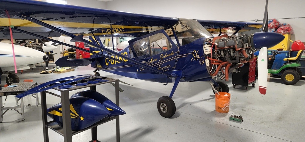 AnnaSkyDancer's tweet photo. My beautiful girl is getting special TLC from our wonderful mechanics,before the opening show of the season.
.
#pilotlife#Piloteyes#lifeasapilot#whyifly#pilotstyle#instapilot#elevateaviation#femalepilot#ladypilot#goproaviation#aviation#annaskydancer#ifly#aerobatics#airshow https://t.co/Wnn5S3hG9P