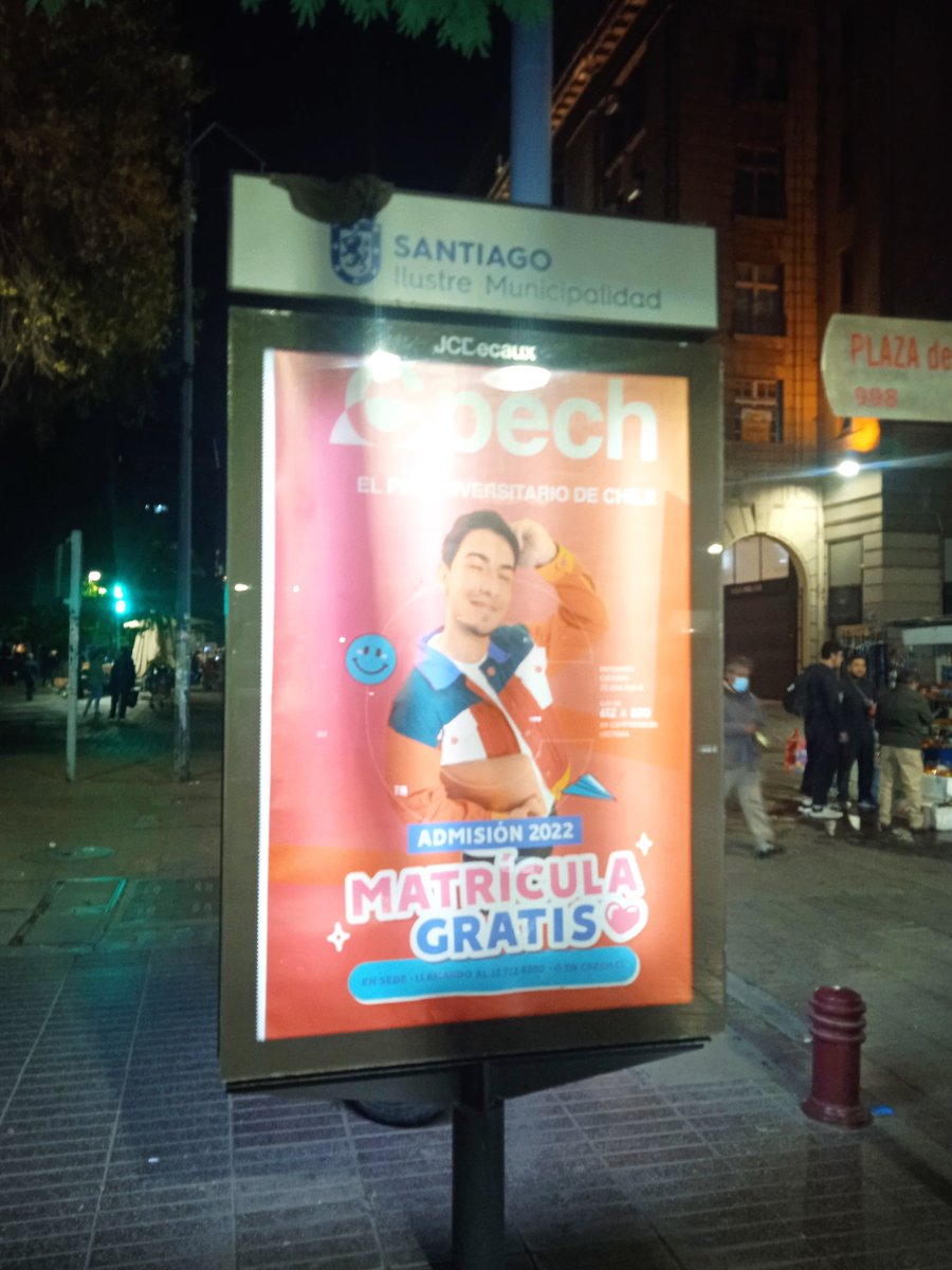 KennoMeli86's tweet photo. Publicidad de Preuniversitario #cpech en #santiagocentro #jcdecauxchile https://t.co/zO2qFAoQR6