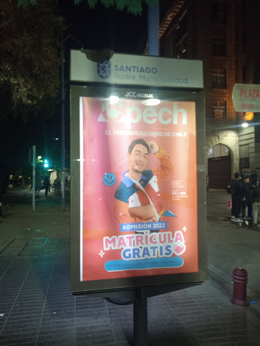 KennoMeli86's tweet photo. Publicidad de Preuniversitario #cpech en #santiagocentro #jcdecauxchile https://t.co/zO2qFAoQR6