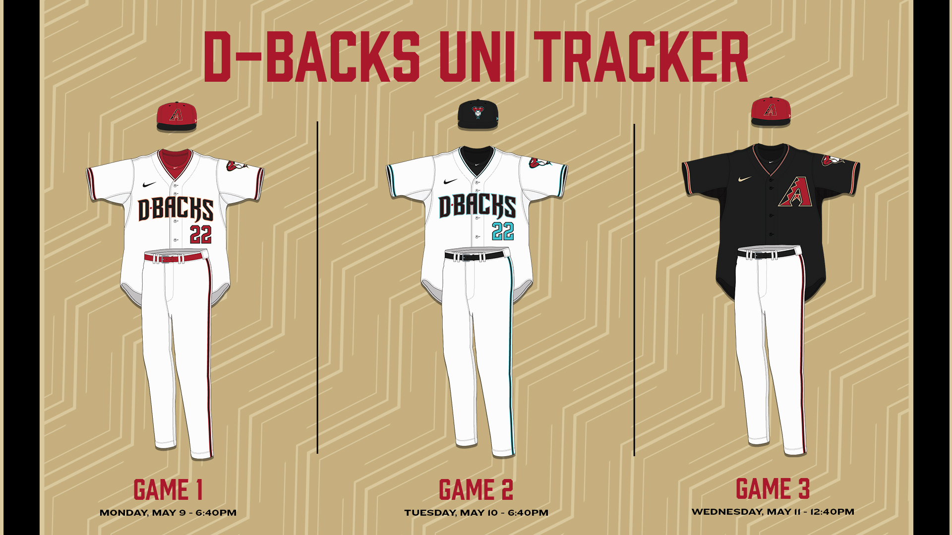 Arizona Diamondbacks on X: The looks for this series. 😍   / X