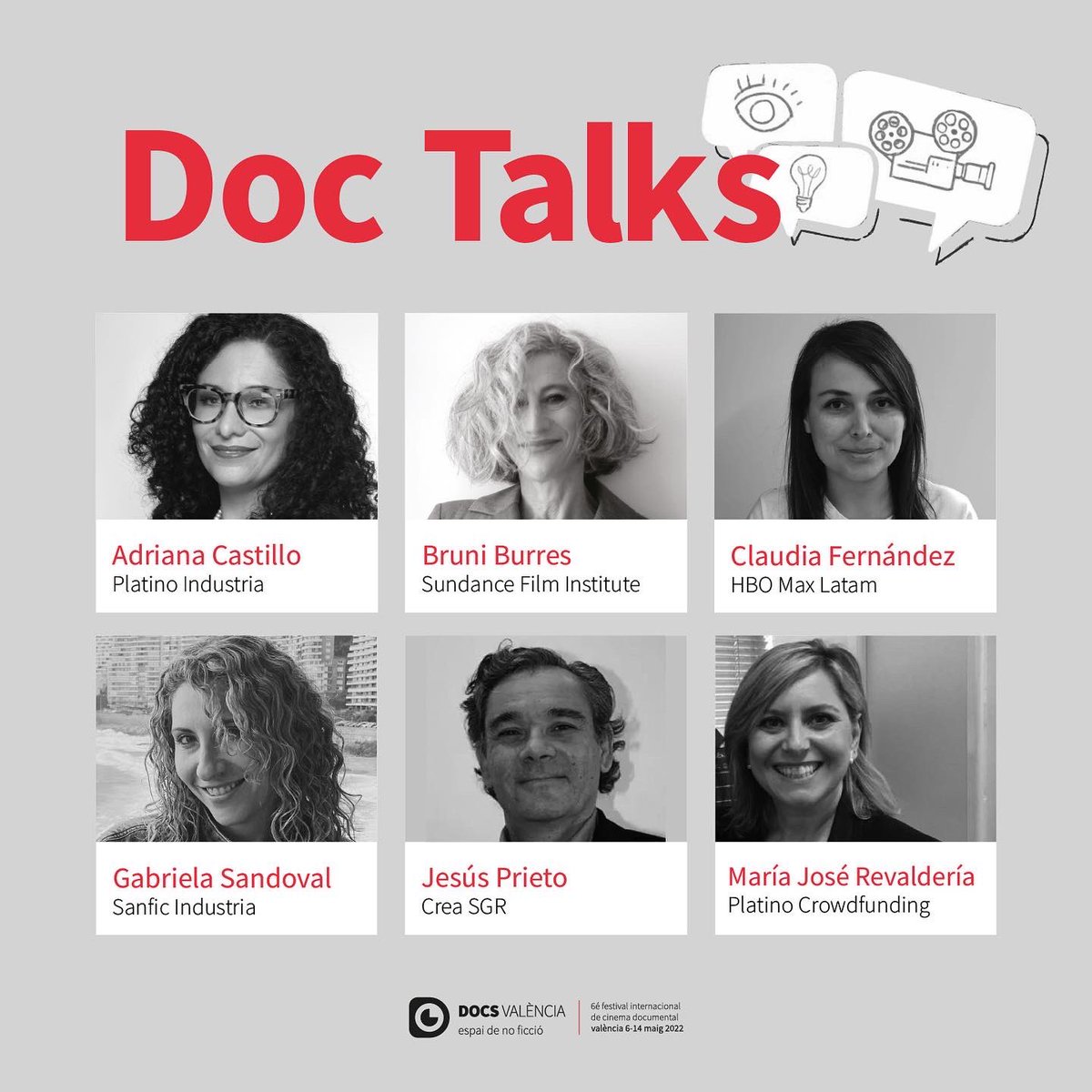 DocsValencia's tweet photo. 🎥 Una mañana con las sesiones ‘Dibujando el ecosistema documental’ y ‘Nuevas vías de financiación’.
🙌🏼 ¡Os esperamos!
#DocsTalks https://t.co/j79Sha3NMq