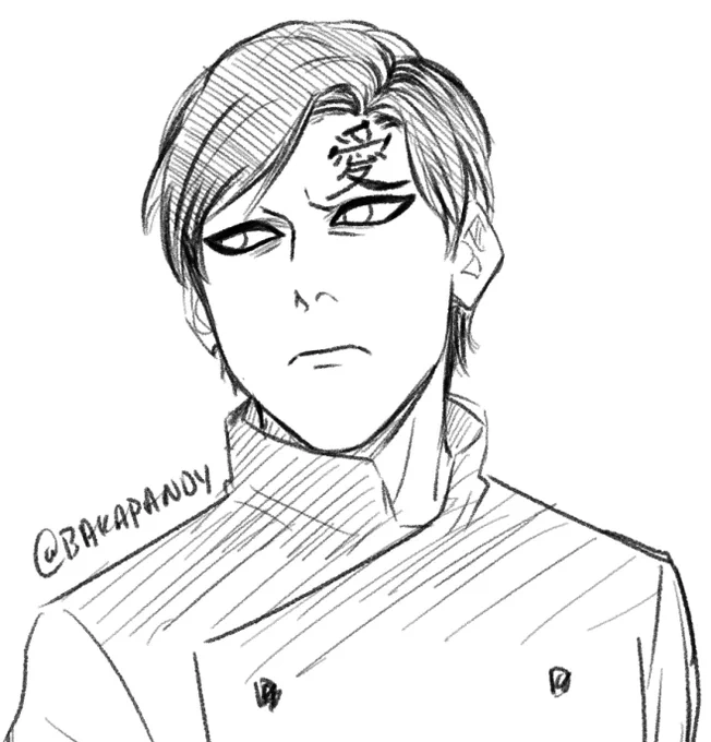 this pen lets me draw Gaara extra pretty bless 
