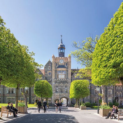 A beautiful view of Cairns Tower. Nicky and I are very grateful to staff and pupils <a href="/BrightonCollege/">Brighton College</a> for their warm welcome today. #FutureSchools