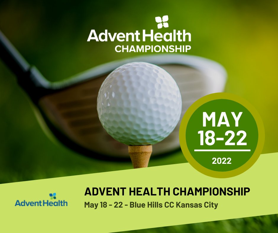 HappsNow's tweet image. Happsnow is the official ticketing partner of @AdventHealth Championship ! Play begins May 18th! Blue Hills Country Club // Kansas City. Be there!