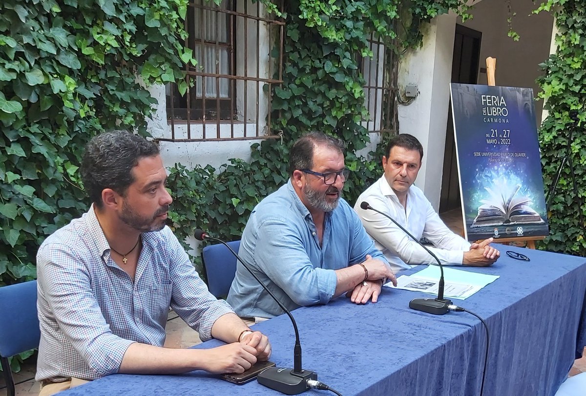 JuanAvilaCARMO's tweet photo. ✅ La Feria del Libro que Carmona se merece 

Del 21 al 27 de mayo en Los Briones celebraremos esta Feria  que contará con mesas redondas, firma de escritores, stands de editoriales y librerías, teatro, conciertos, actividades infantiles, rutas literarias, presentaciones, ... https://t.co/5QK2qOkqkl