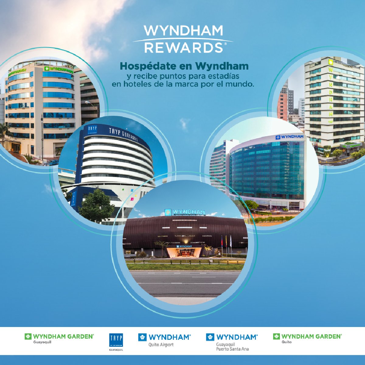 Hospédate en los hoteles Wyndham y recibe puntos para estadías en los hoteles de la cadena al rededor del mundo. 🏩🏖️🏜️🛩️
#wyndhamgardenguayaquil #ecuador #guayaquil #wyndhamrewards