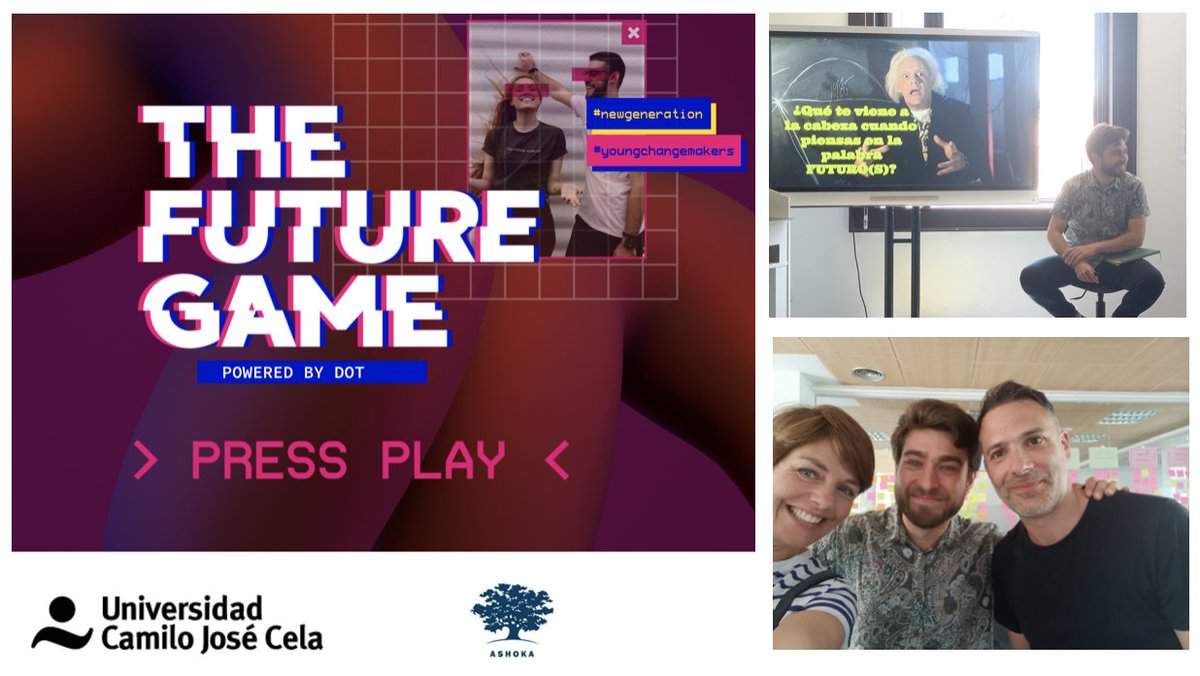 Lujazo compartir las aventuras y futuros retos de <a href="/feelDOT/">DOT</a> y <a href="/thefuturegame__/">The Future Game</a> con la gente intrépida del Curso Experto en Educación de #AgentesdeCambio de  <a href="/AshokaSpain/">Ashoka España</a> y  <a href="/universidadcjc/">UCJC</a> GRACIAS <a href="/simon_menendez/">Simón Menéndez</a> <a href="/carosharing/">Caroline Jérôme</a> por la invitación! cc/ <a href="/ProfesorGAD/">Antonio</a> <a href="/EscuelaPBL/">Esther Diánez</a>